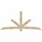 Ekena Millwork Alberta Rough Sawn Timber Gable Bracket, Douglas Fir, 108"W x 49"H x 6"D x 6"F, 11/12 Pitch GBW108X49X0606ALB00RDF - alternate 1